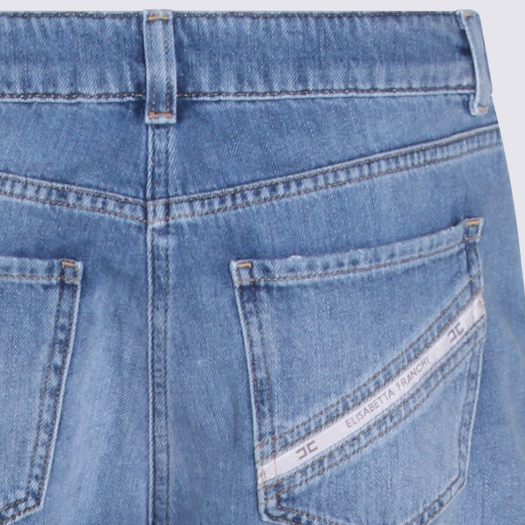 Elisabetta Franchi Jeans - Blu e verdi | f600b4072f6f714511dd5008d561fdcd2d9b664f