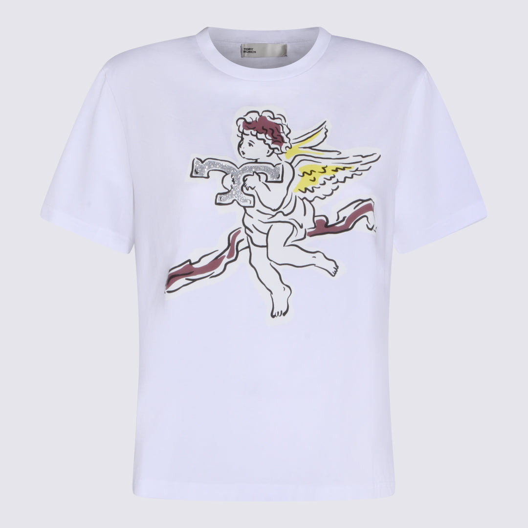 Tory Burch T-shirts and Polos - Light and natural | c43fb3f7494c22f208a67e209968c9030afba403