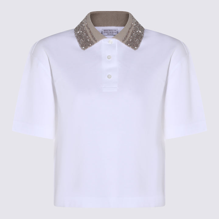 Brunello Cucinelli T-shirts and Polos - Light and natural | 69f5ca5f753c4fb40134b24437dc332ae5a7abb9