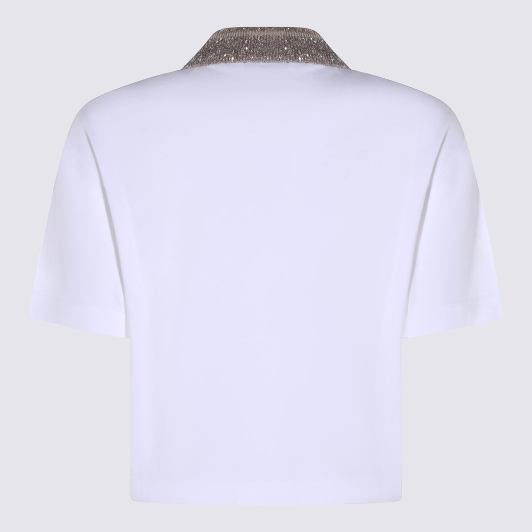 Brunello Cucinelli T-shirts and Polos - Light and natural | bf7353fd410cba11b420615129f8bc37a35396ac