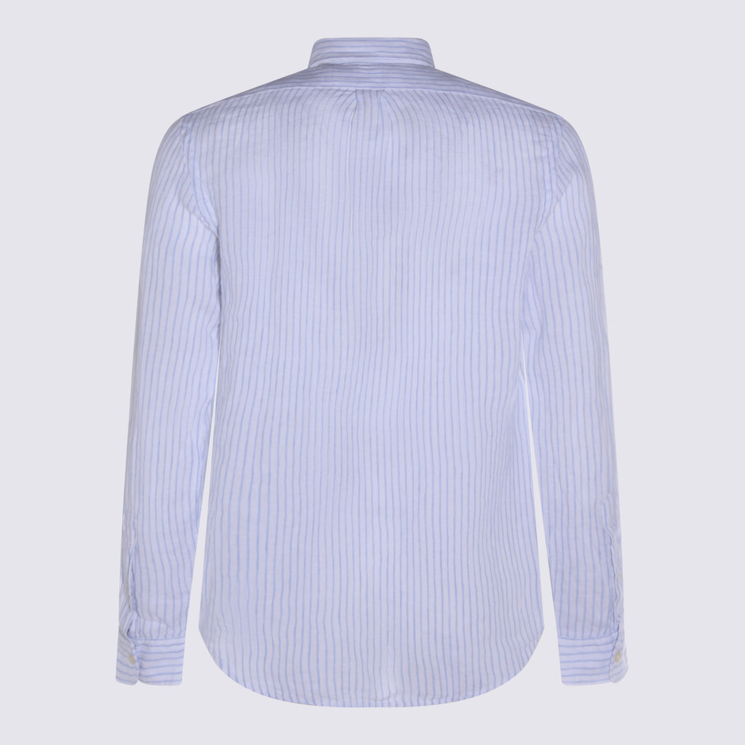 Polo Ralph Lauren Shirts - 7188A WHITE BLUE | cc995c0eee99978379e43f115b154068e0992007