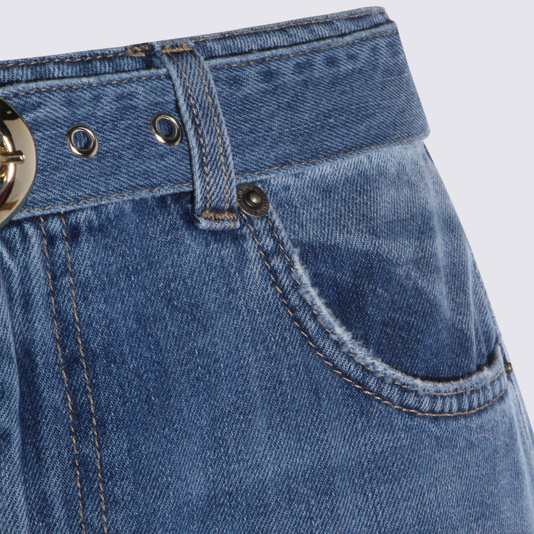 Twin-Set Jeans - Blue and green | b8061c2bb175e54ef0f621110bc41b4c15c6d033