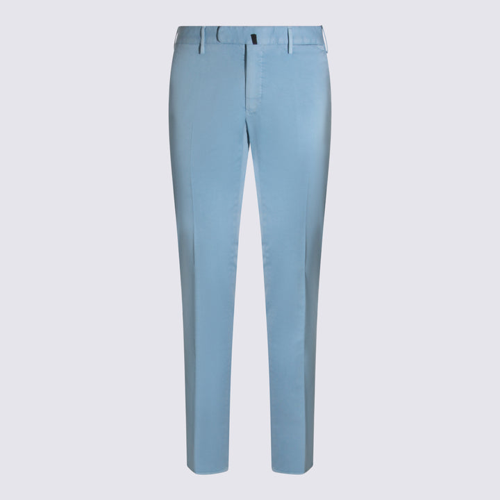 Incotex Trousers - Blue and green | 8d08ee169f1d4d058d4a90d7c6fddda44a5eb601