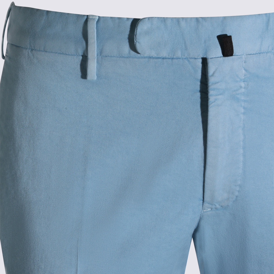 Incotex Trousers - Blue and green | e9c15d438f8b7a3c3c7b359d9525d459a2fcc573