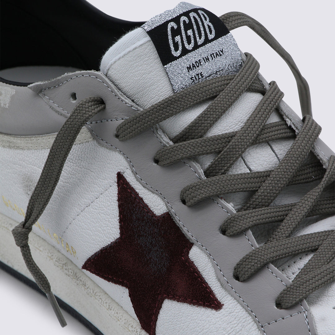 Golden Goose Sneakers - WHITE/DOVE/BORDEAUX | 2a284bed52143d76fec17fb01e801f125e3e1ab3
