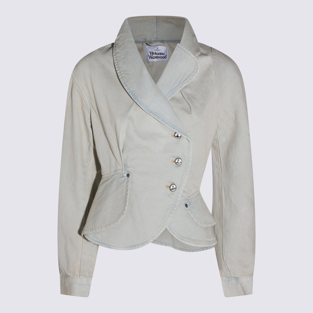 Vivienne Westwood Jackets - Blu e verdi | f24058bd86d359759f5650434f9f6b7cc50a3d1a
