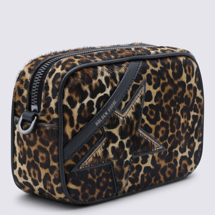 Golden Goose Bags - BEIGE BROWN/LEO/BLACK | e05b6635a27670e8c60c640bb48b9f34346effcf
