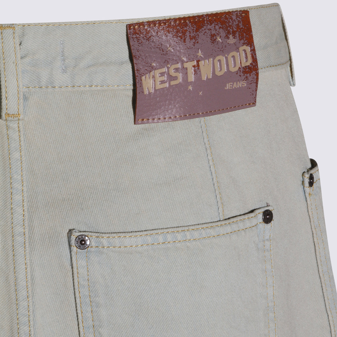 Vivienne Westwood Trousers - Blu e verdi | dd328dd8536dd420afbf35d987a039ef67bbc684