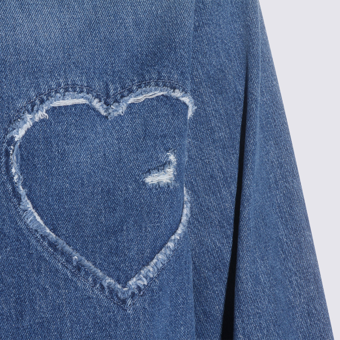 Moschino Shirts - Blu e verdi | e0acd1ce078ed3a7703c2d634346a70fa1915aa3