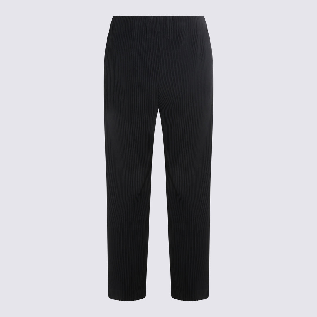 Homme Plisse Issey Miyake Trousers - Blacks and greys | 9c19586ca42114dfc42e315213a72b5f1dcbb230