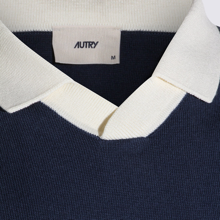 Autry Sweaters - Blu e verdi | 6115d6367c43a673796a9cd98a6fd7071a7eef6b