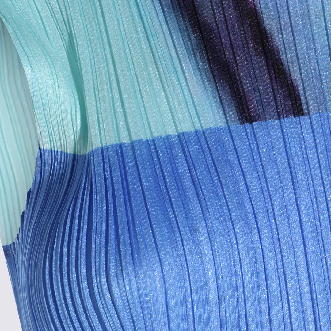 Pleats Please Issey Miyake Dresses - BLUE/YELLOW | 621d502fe78913793ea347f865d0d6f11a5fbc4f