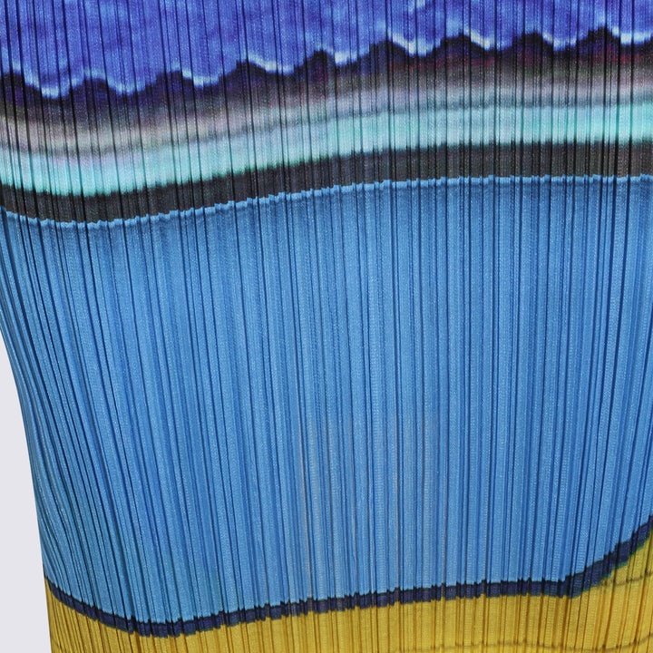 Pleats Please Issey Miyake Dresses - BLUE/YELLOW | b963e11346ab049fe5ec0ee133e08dcc8522a2d9