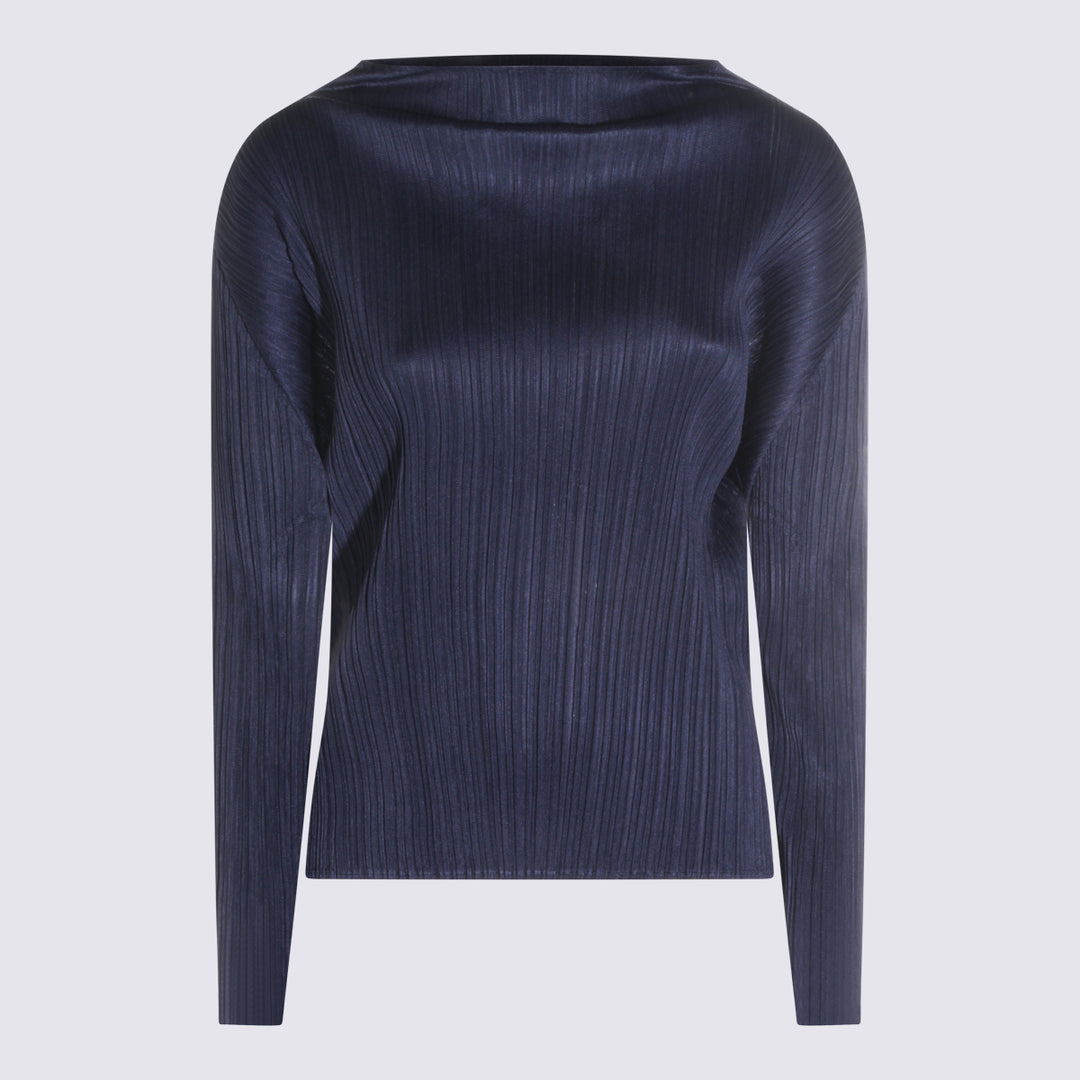 Pleats Please Issey Miyake Top - Blue and green | f2c9566e405c1b33d2d23537350cf757a57db748