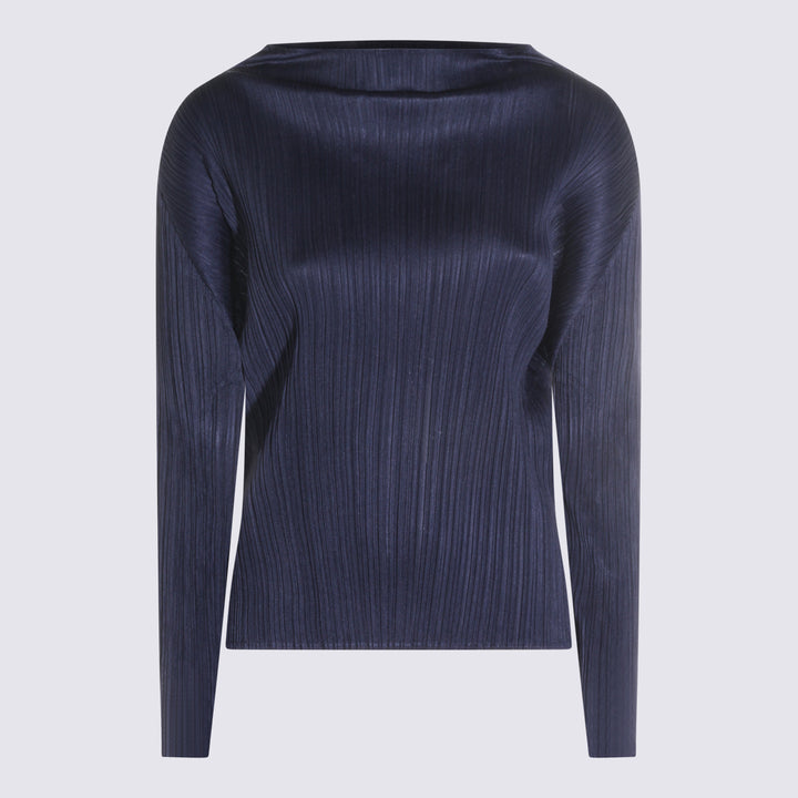 Pleats Please Issey Miyake Top - Blue and green | f2c9566e405c1b33d2d23537350cf757a57db748