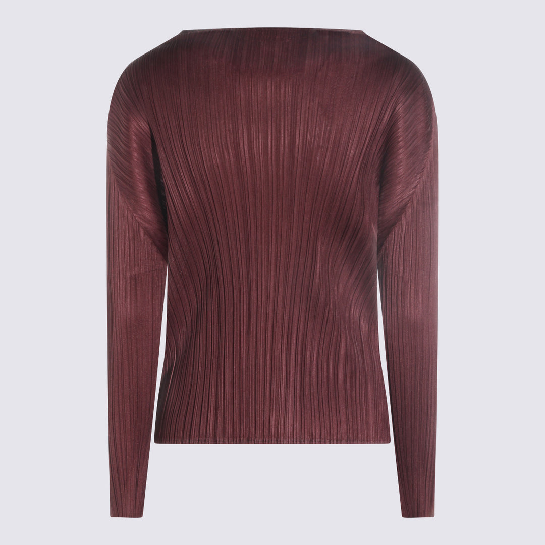 Pleats Please Issey Miyake Top - Bordeaux | ea2fba2bd2fe5f9ba4c976e45694ff6af1c09630