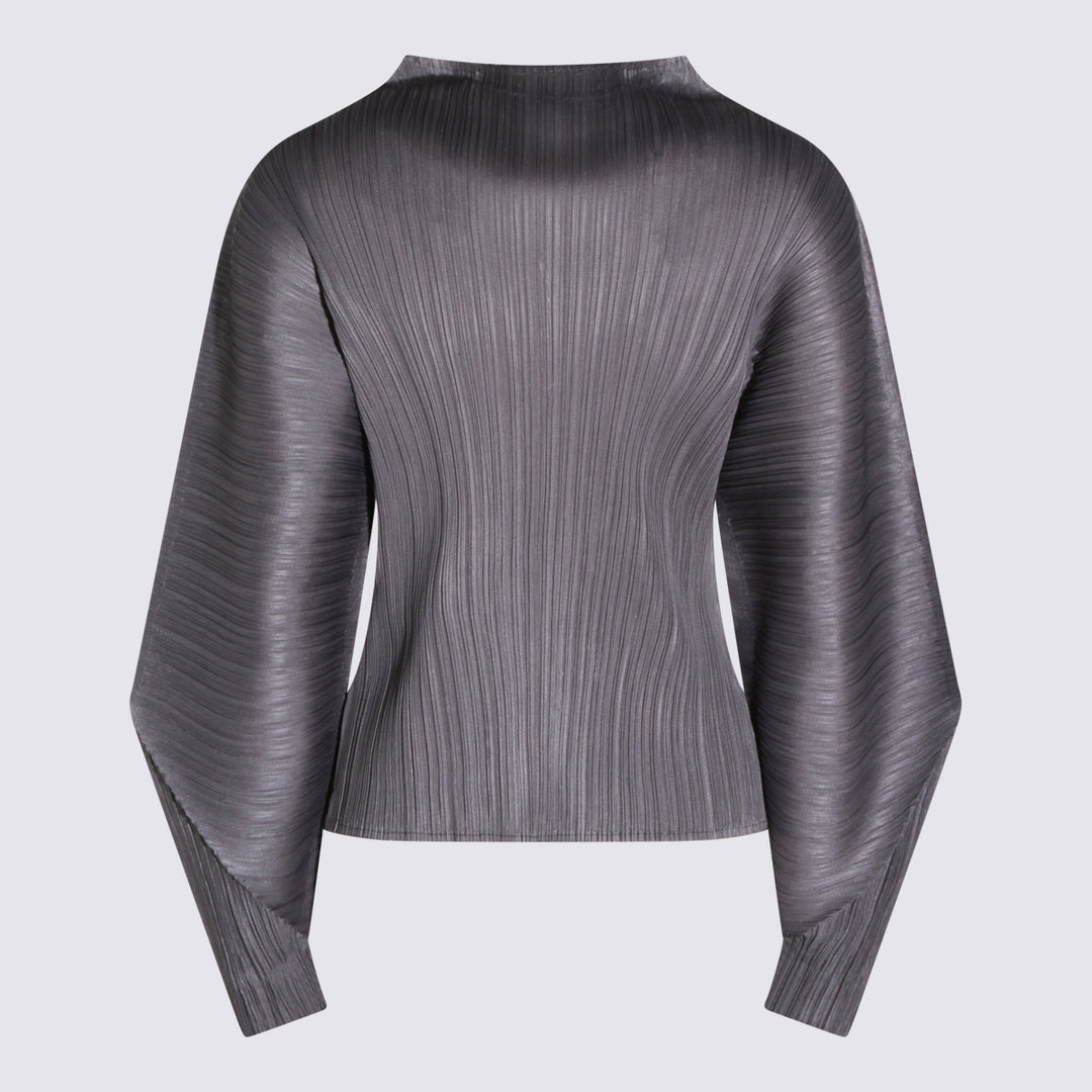 Pleats Please Issey Miyake Top - Gray | 0c27020200bebad861fb2001482290dd8437a204