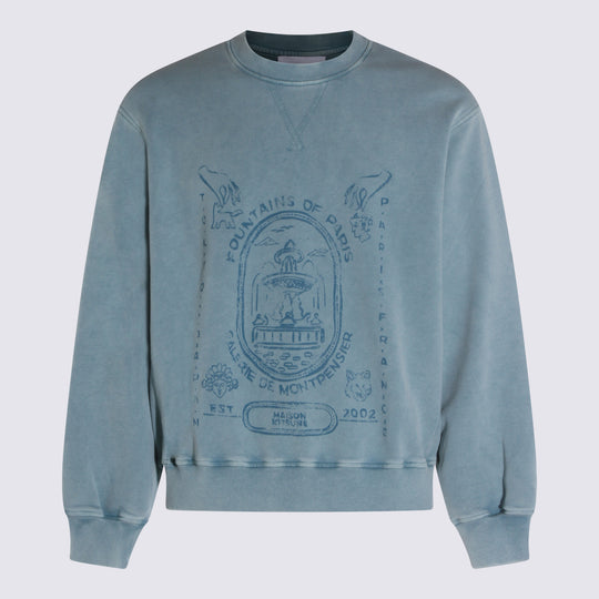 Sweaters Stone Blue Faded