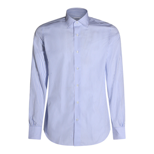 Shirts Bianco-Azzurro