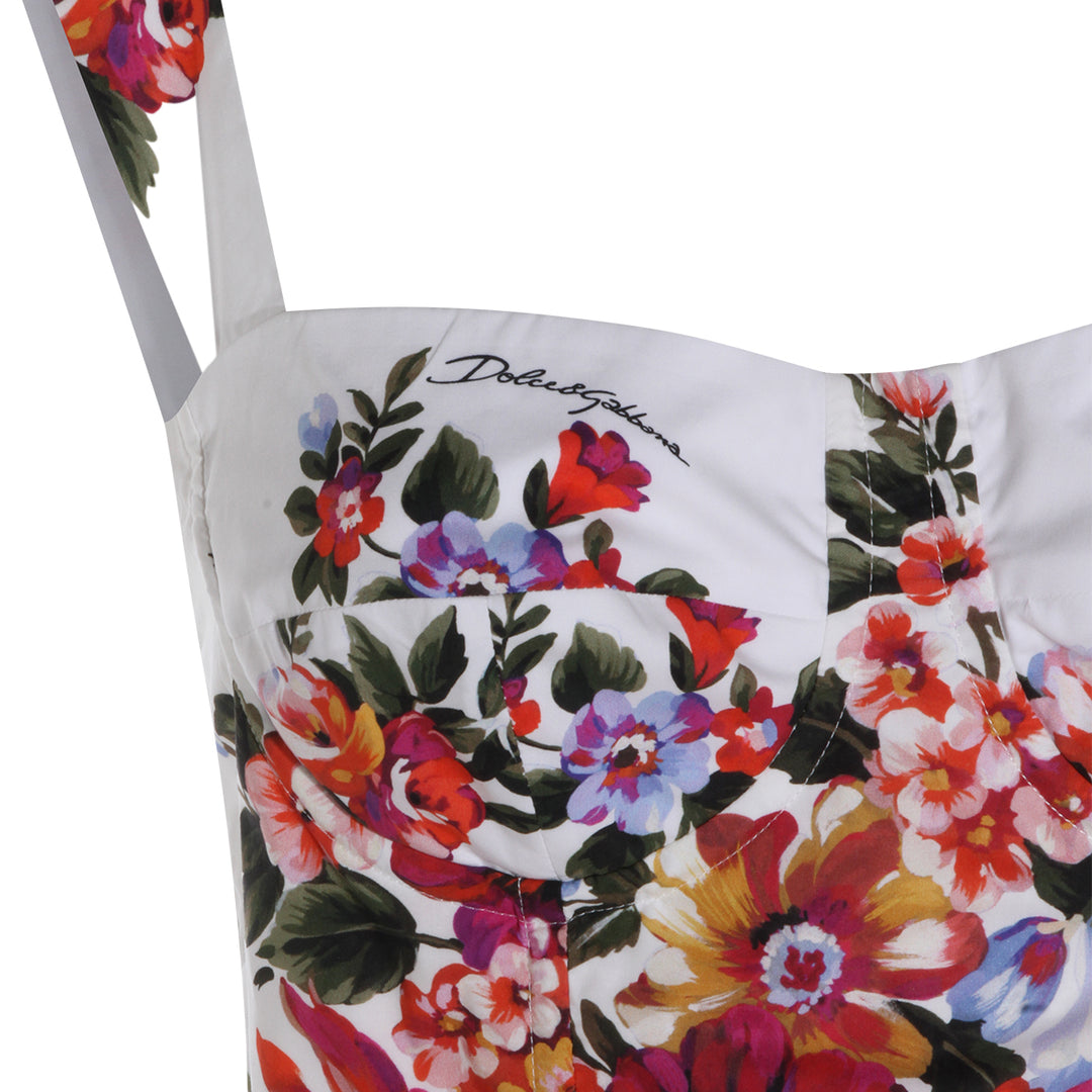 Dolce & Gabbana Dresses - FIORI F.DO BIANCO | 617e1fcf18b561b6e90e3a56861eb040fa57ffcb