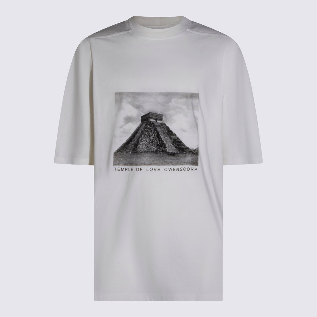 Rick Owens Drkshdw T-shirts and Polos - MILK-BLACK | 44ae285e1cc5bb241a5743f6cfd133f7d23c9adc