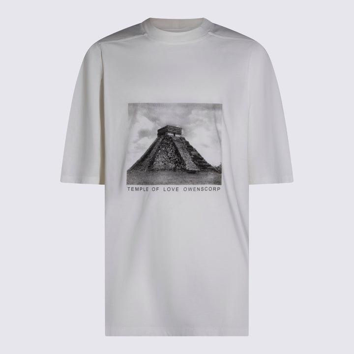 Rick Owens Drkshdw T-shirts and Polos - MILK-BLACK | 44ae285e1cc5bb241a5743f6cfd133f7d23c9adc