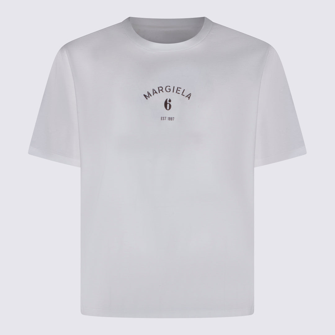 Mm6 Maison Margiela T-shirts and Polos - Chiari e Naturali | d0016314e3448e51f8189987014e81e120a2aab2