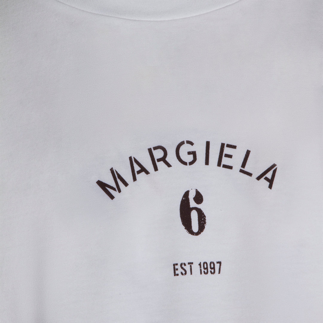 Mm6 Maison Margiela T-shirts and Polos - Chiari e Naturali | a8cdec34888a4561d79face09c9db961bcf035c3