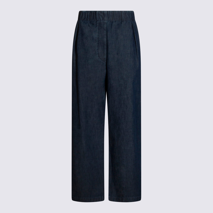 Jil Sander Trousers - Blu e verdi | 71c8c56fb50d3a3b6654c39b759f559f57ffe692