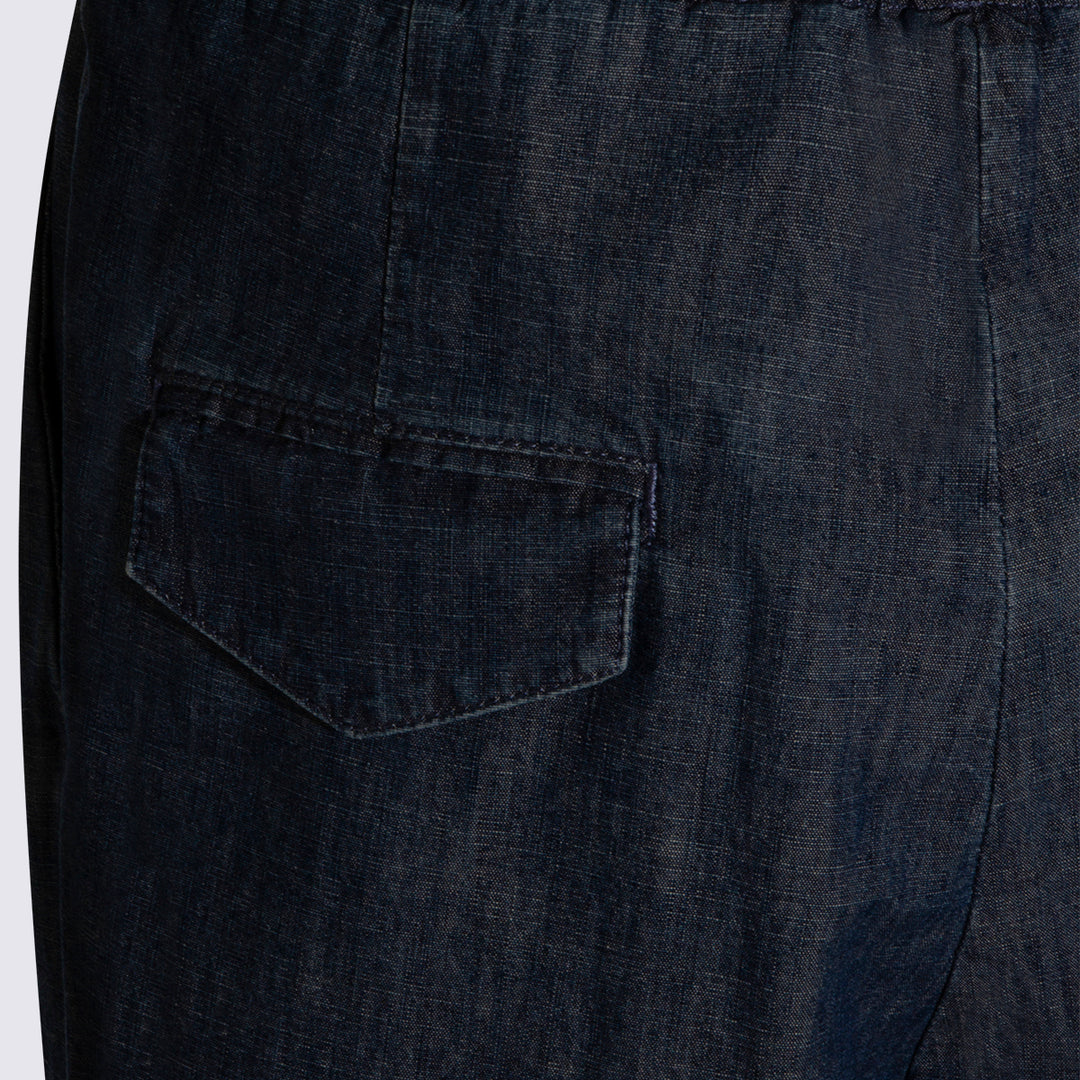 Jil Sander Trousers - Blu e verdi | ad7f700c9543a1cb43c7b8b7510143c3dca41ac5