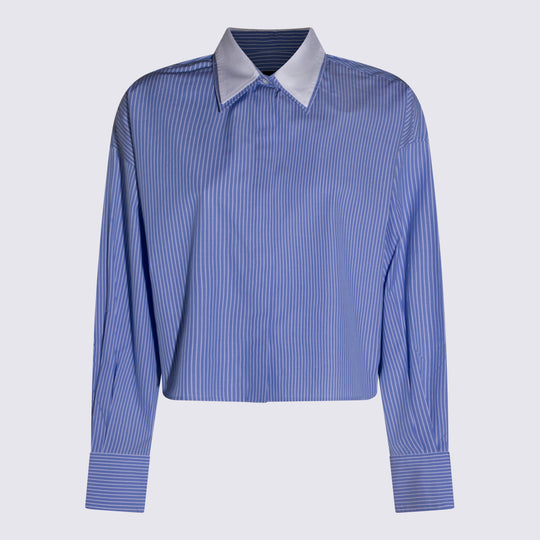 Shirts White-Blue