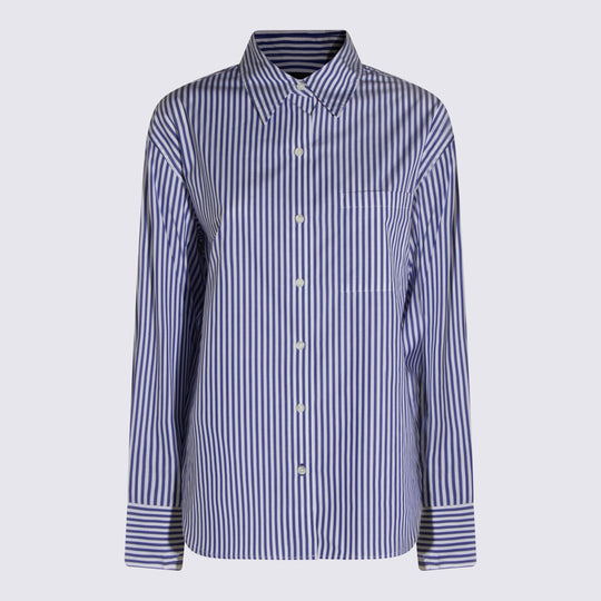 Shirts White-Blue