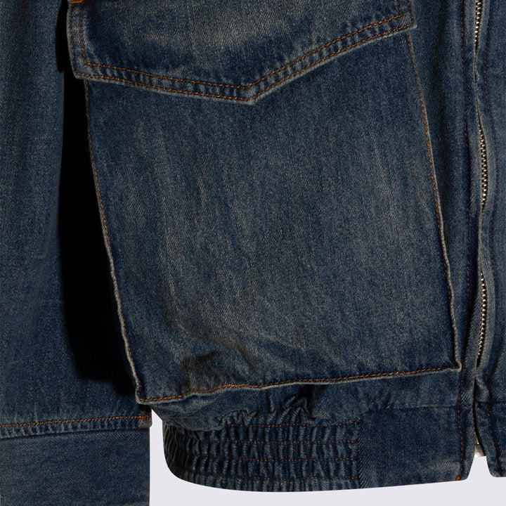 Mm6 Maison Margiela Jackets - Blue and green | 2357a2b0a9fcca81c08271655ba67c080289a841