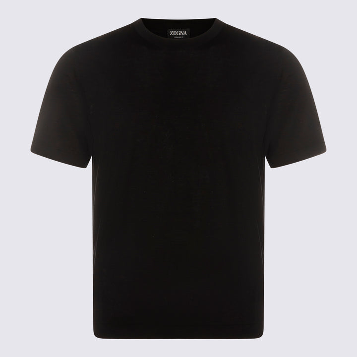 Zegna T-shirts and Polos - Blacks and greys | 32e02a3ae85de71c4eb2f0389791352f32a353e1
