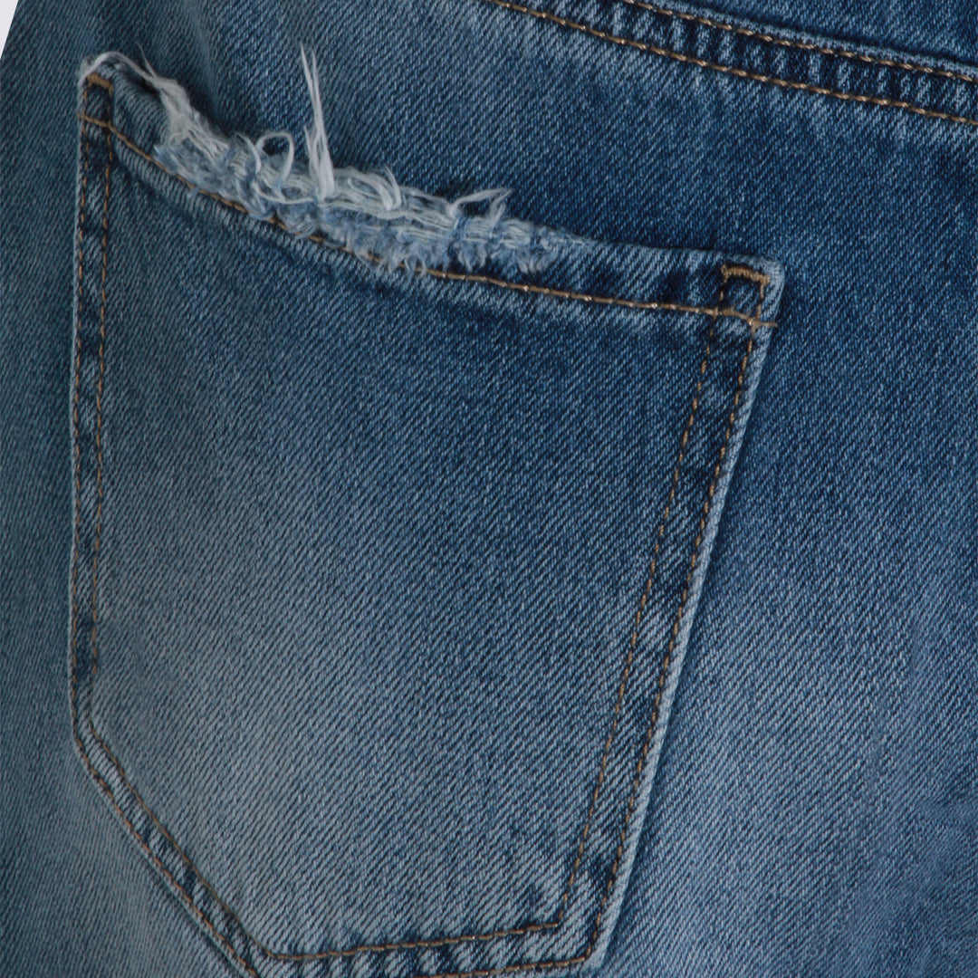 Twin-Set Shorts - Blue and green | d420c1b4e266b9096b69ba2050436f4fad7cbbfa