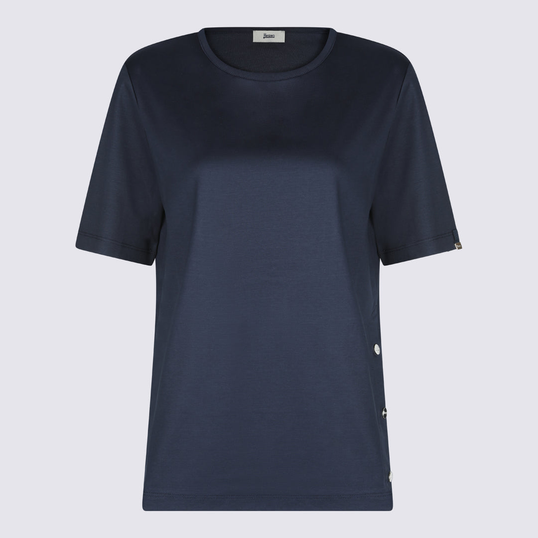 Herno T-shirts and Polos - Navy | d83d6d9534c4437bbb268342346ea22c8c45cbeb