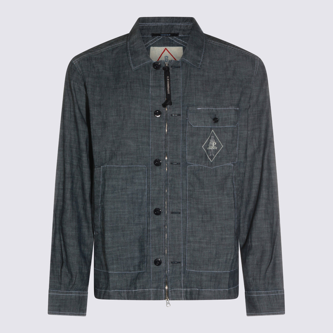 Cp Company Shirts - Blu e verdi | e3d008fa7b65b0085be5d8775f247cb8ad0c7525