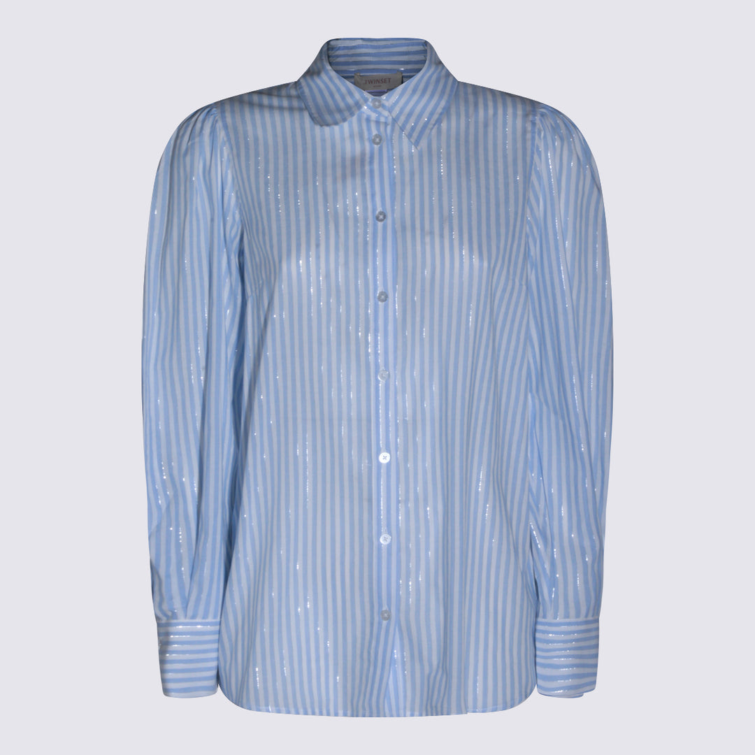 Twin-Set Shirts - RIGA AZZURRO | 4ce3cda04e9d826aa02b4d0a4bac34683f4d4339