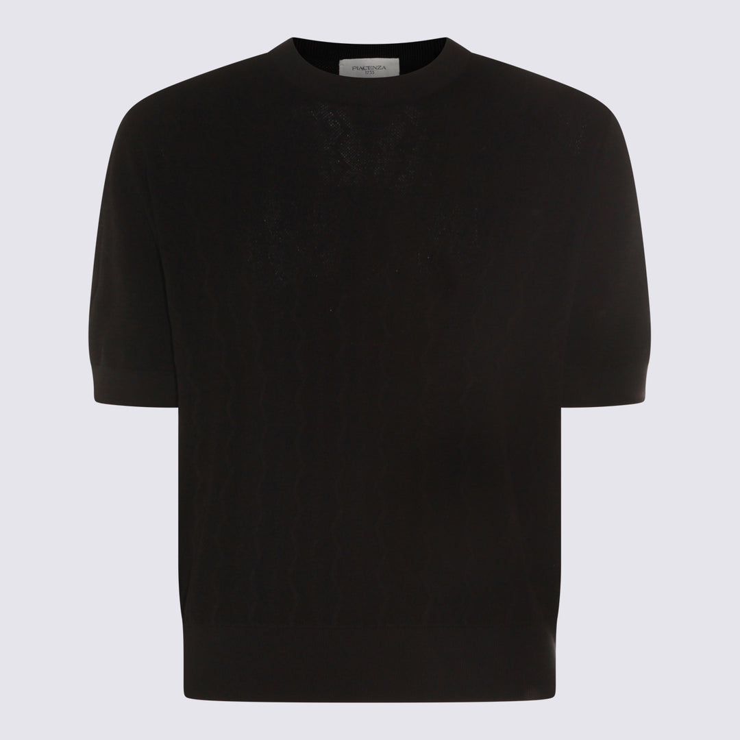 Piacenza Cashmere T-shirts and Polos - Neri e Grigi | 5836849977e975b0e2c33d1f35523c6838b5461d