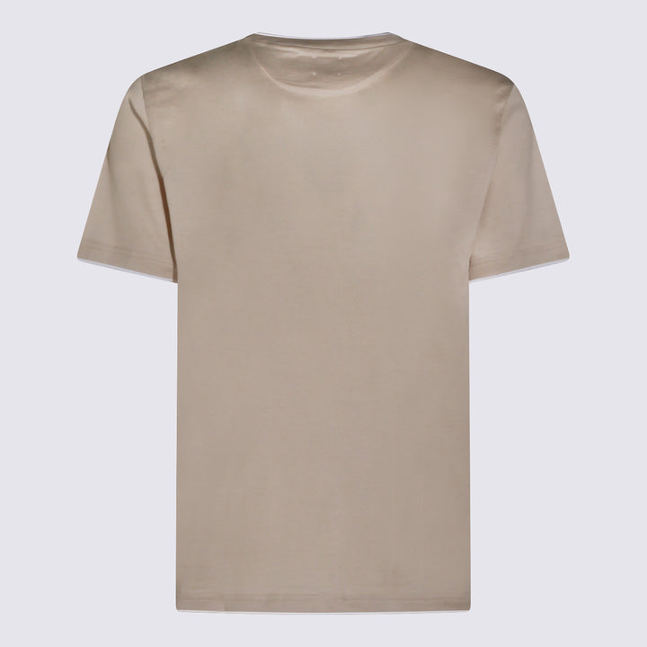 Eleventy T-shirts and Polos - TORTORA-BIANCO | 13d19db6cf04d73fea093a9b7bf0ae7f8621a089