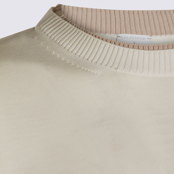 Eleventy T-shirts and Polos - BIANCO-BEIGE | 3b28aa1483a9b097f7ecff157223f7bbd4af12e4