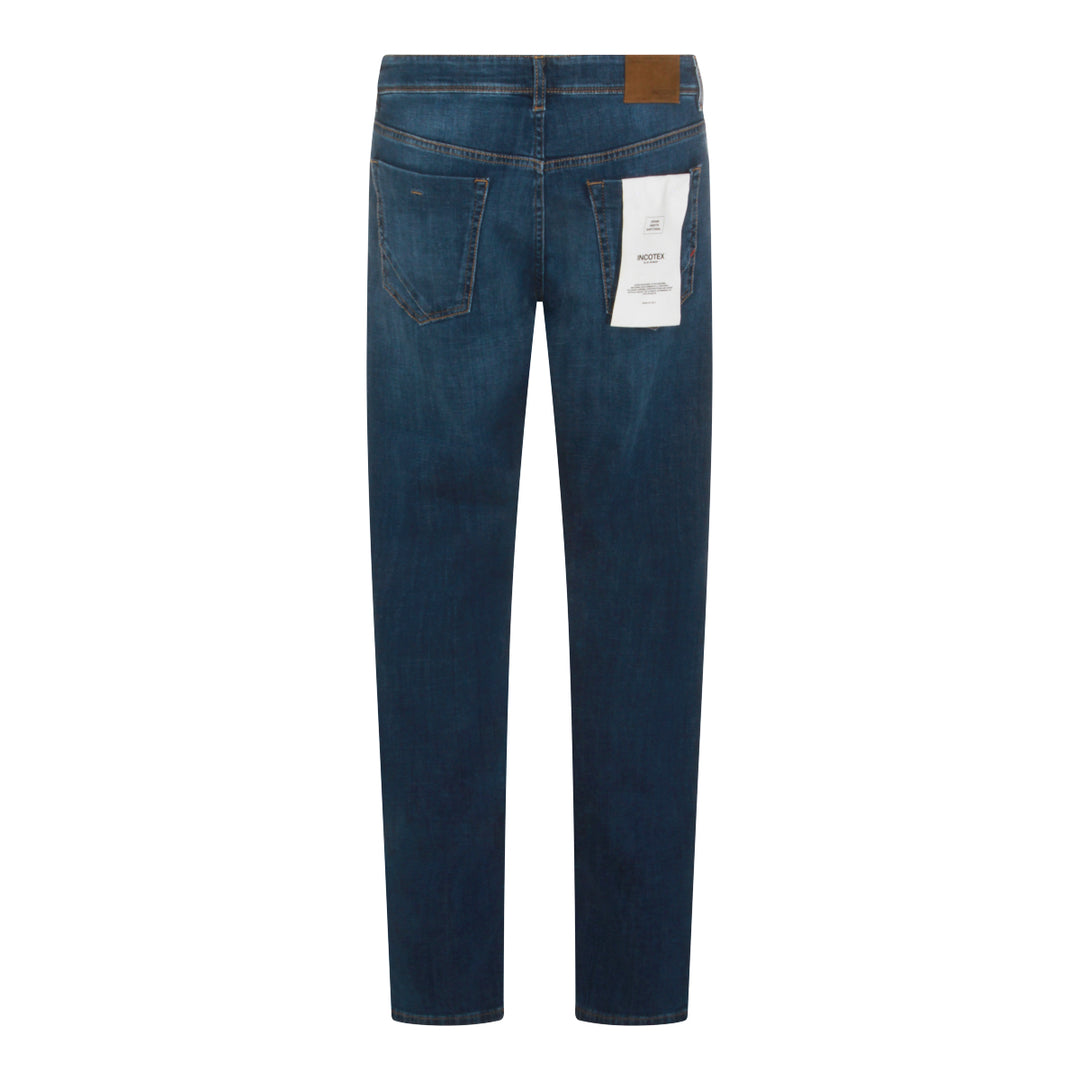 Incotex Blue Division Jeans - Mid Blue | 9591c0aead48a1f0ec59c097a687ba9a38aca60c