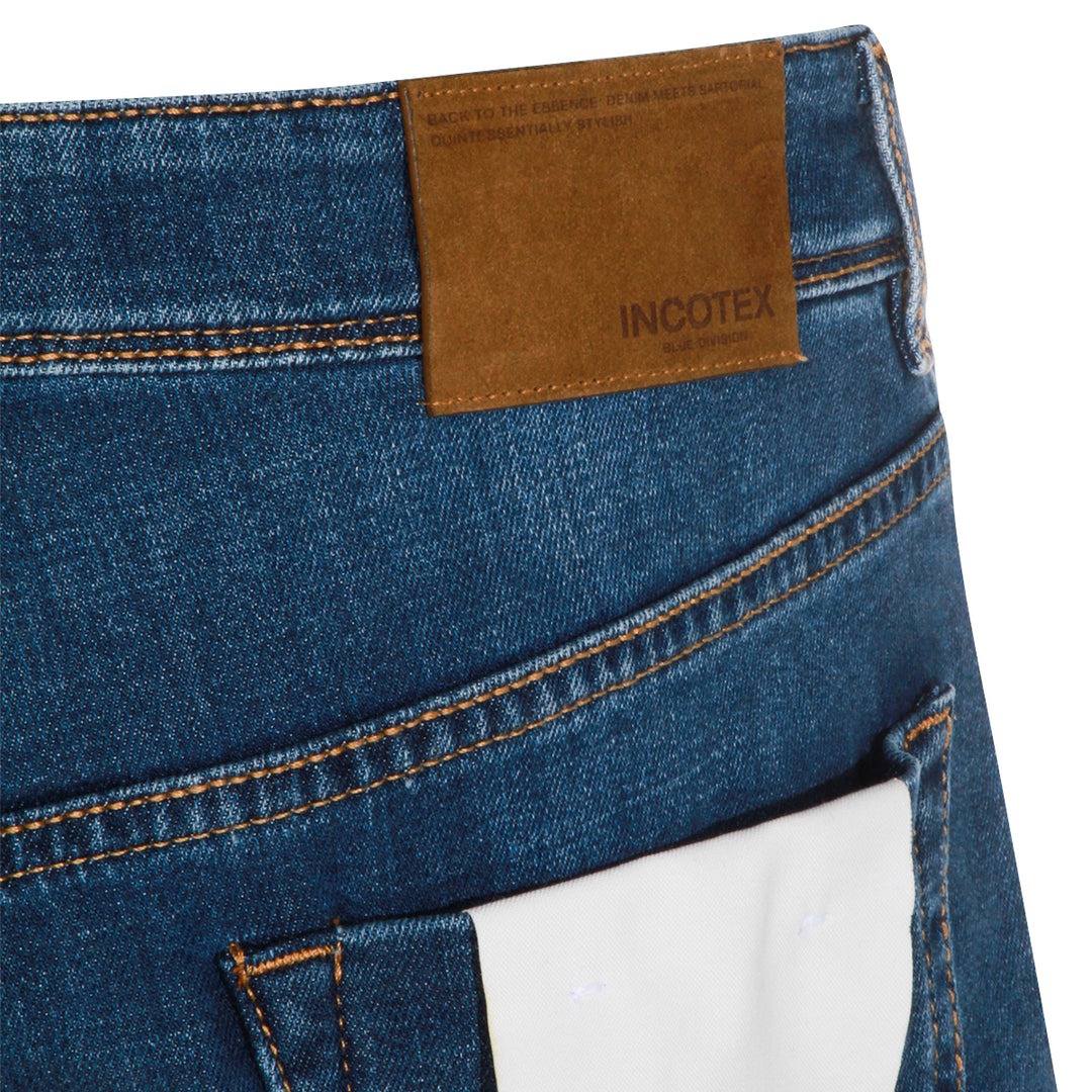 Incotex Blue Division Jeans - Mid Blue | be40ec259d0f092d4d3045145b43018e23d98325