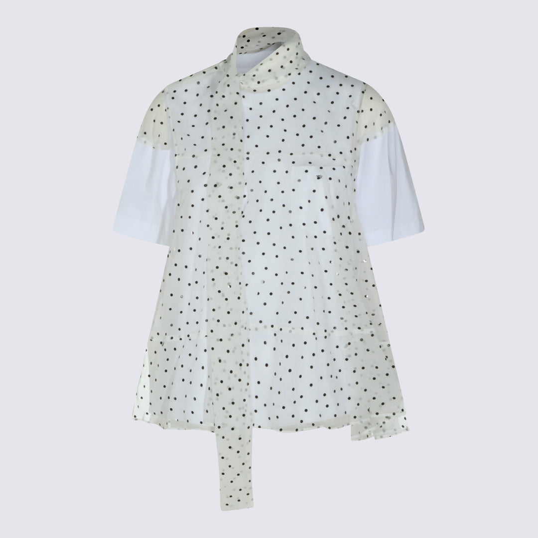 Sacai T-shirts and Polos - Light and natural | 80d18dc54933454d7be2ee2b63a2e9d4d2642011