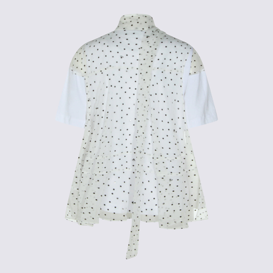 Sacai T-shirts and Polos - Light and natural | e7799f6cdeaaa1d8d29f8fdeb75973a724378ef9