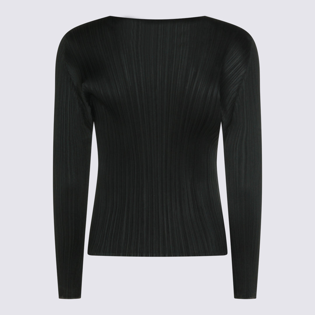 Pleats Please Issey Miyake Top - Blacks and greys | 473292a2c3875039f09036732fc6c3744b56a45b