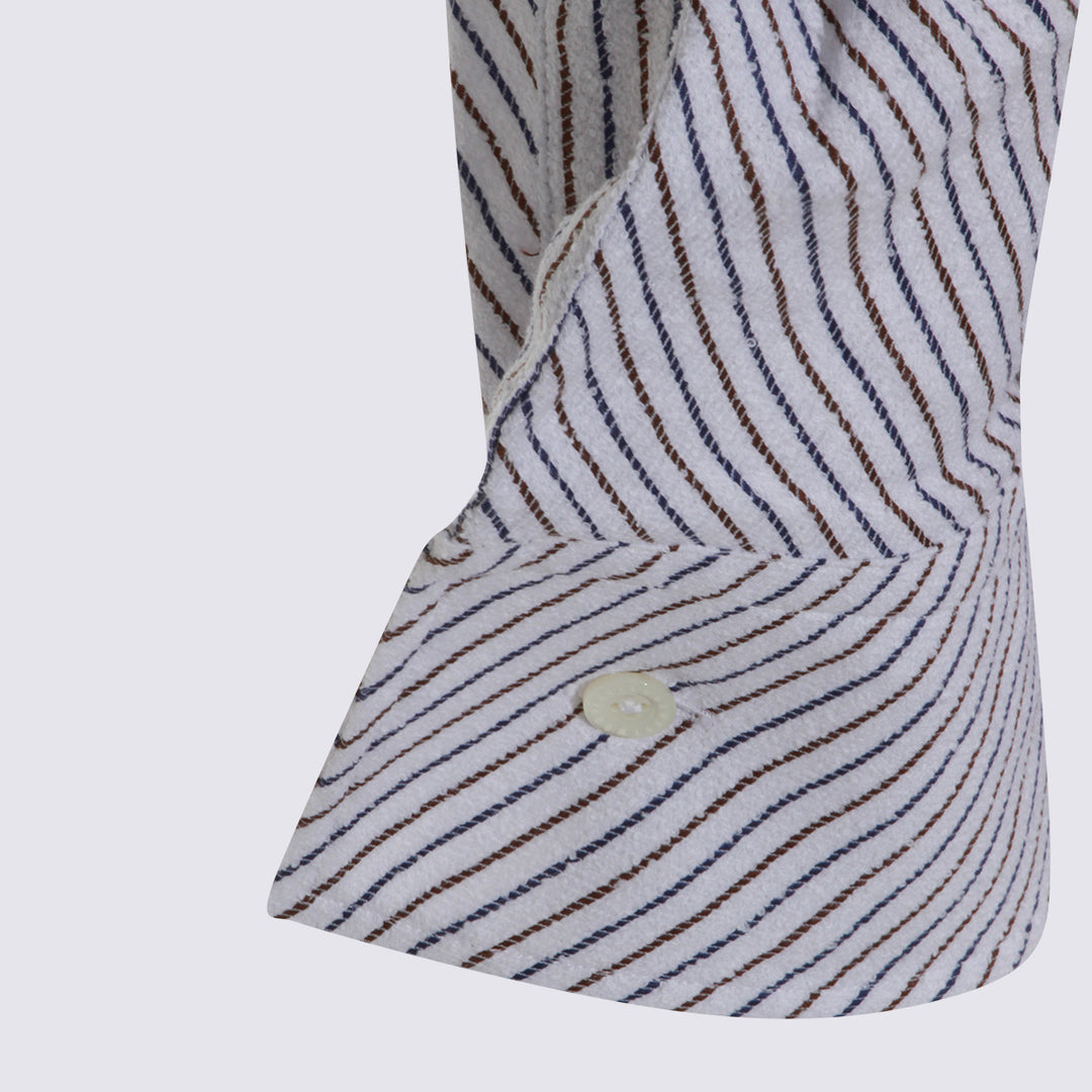 Vivienne Westwood Shirts - BLUE/BROWN | 8acf875bdf6a8ddc2c428e39c1cf0f217b20285d