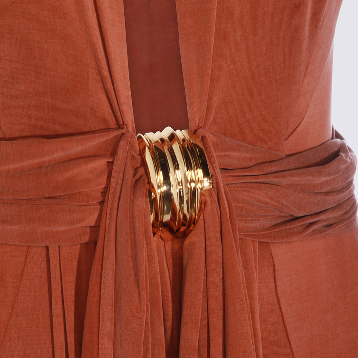 Elisabetta Franchi Dresses - Marroni | d60fbb2941895c0438cb892beb4048400fdc5b13