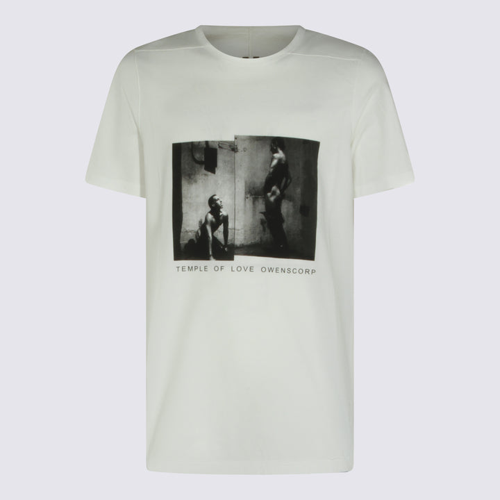 Rick Owens Drkshdw T-shirts and Polos - MILK-BLACK | 297a82b0a2623a4366c662e32f6a1402eb62294a