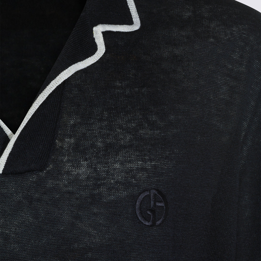 Giorgio Armani T-shirts and Polos - Blu e verdi | bcd7616d6de512611368df3c13bf4ae1f1ca5e18